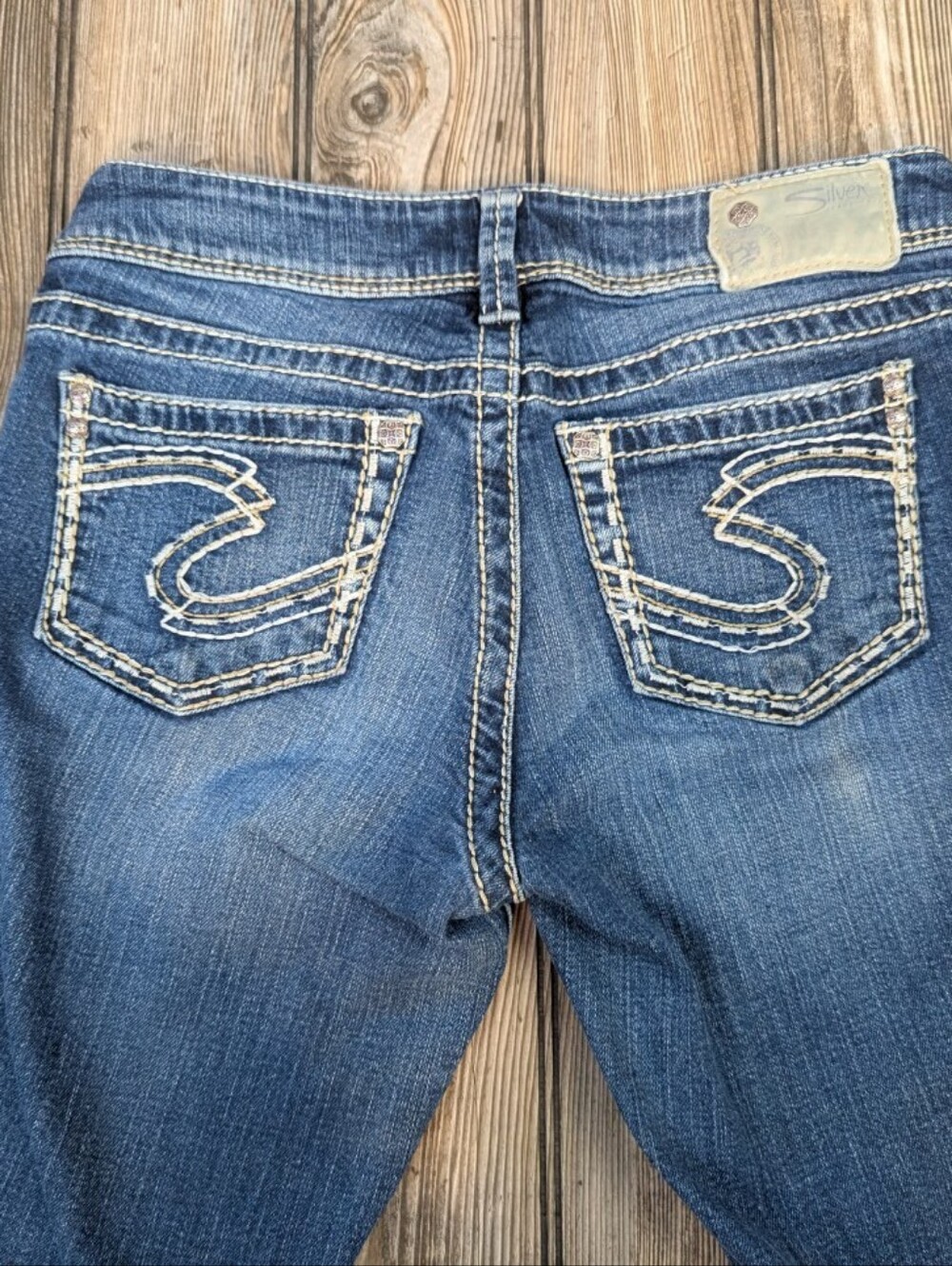 Silver Jeans Co. Sz 28 Suki Mid Rise Bootcut Jeans Curvy Fit - Picture 3 of 12